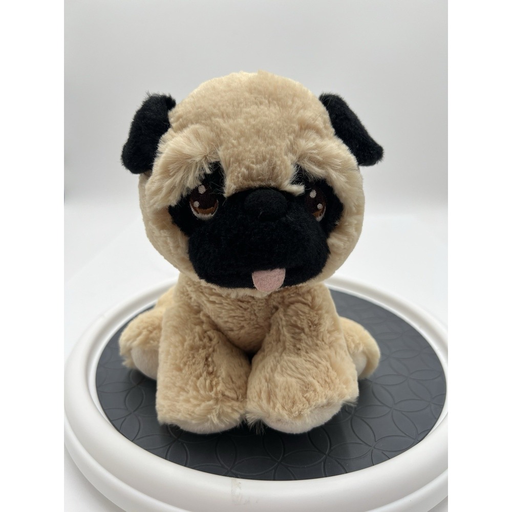Aurora Precious Moments Bella Pug Plush Stuffed Animal Toy 8.5" #15803